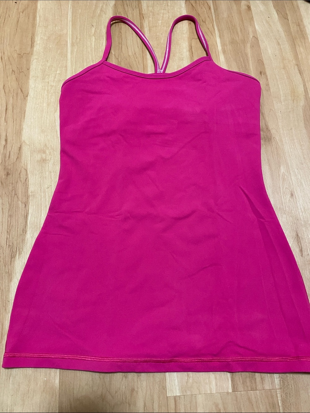 lululemon fuchsia Power Y tank 6